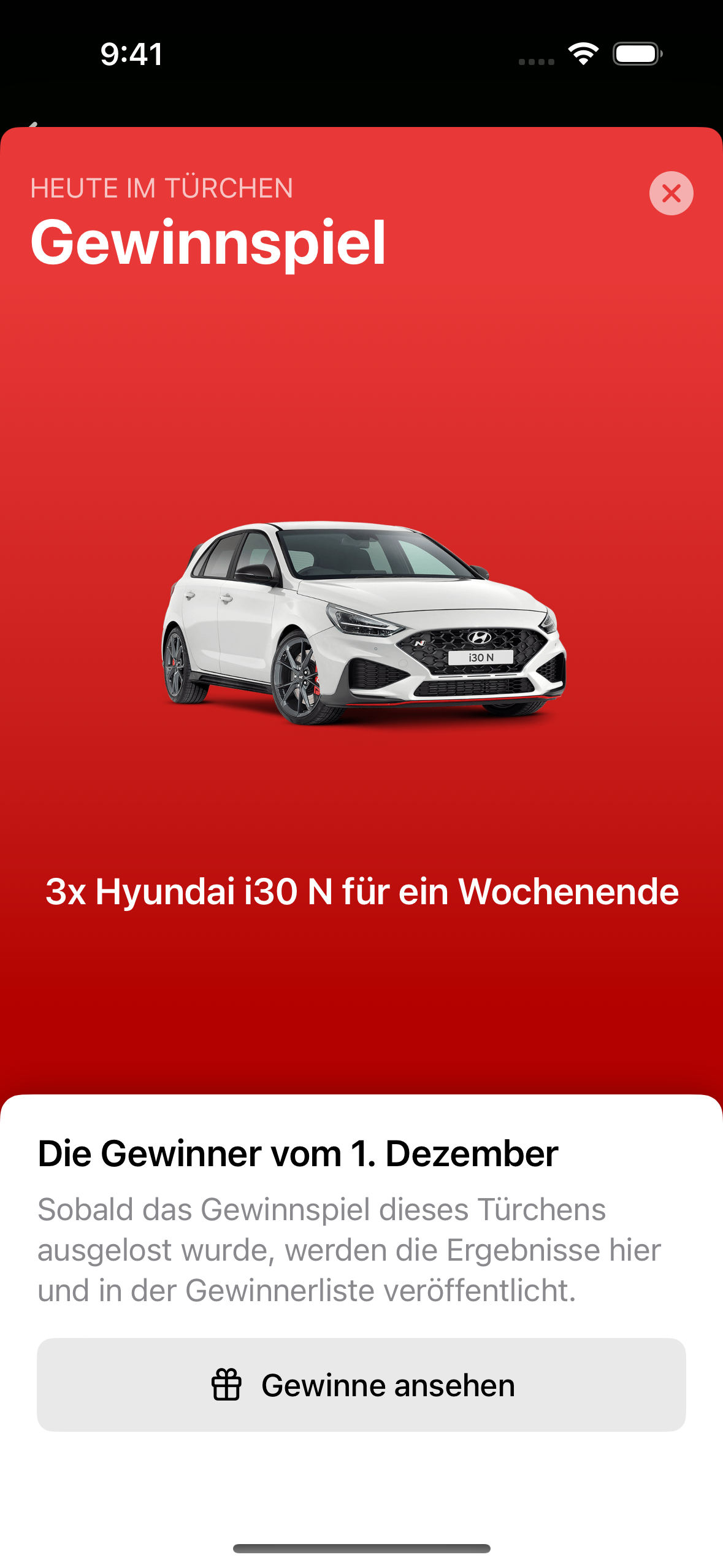 24doors App-Quiz mit einer Multiple-Choice-Frage